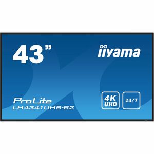 iiyama ProLite LH4341UHS-B2 1079,50 mm 4K UHD LCD Digital-Signage-Display - 24 Stunden/7 Tage Betrieb - IPS-Technologie (I