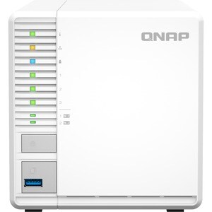 QNAP TS-364-8G SAN/NAS Storage System - Celeron N5095 Quad-core (4 Core) - 3 x HDD Supported - 0 x HDD Installed - 3 x SSD