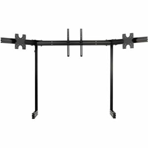 Next Level Racing Elite Free Standing Triple Monitor Stand- Black Edition - 21" to 65" Screen Support - 55.12" Height x 95