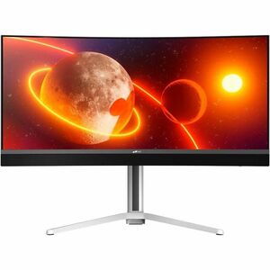 Mobile Pixels 34" Class WQHD Curved Screen Gaming Mini LED Monitor - 34" Viewable - Mini LED Backlight - 2560 x 1440 - 100