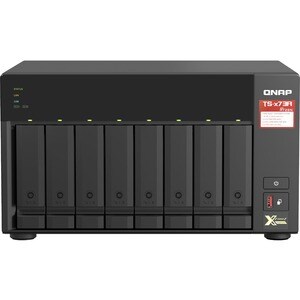 QNAP TS-873A-8G SAN/NAS Storage System - AMD Ryzen V1500B Quad-core (4 Core) 2.20 GHz - 8 x HDD Supported - 0 x HDD Instal