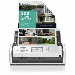 Scanner à alimentation feuille à feuille Brother ADS-1800W - Résolution Optique 600 dpi - Couleur 48 bit - Échelle des Gri