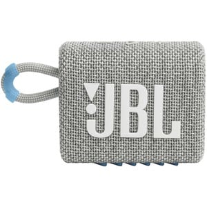 JBL Go 3 Eco Portable Bluetooth Speaker System - 4.2 W RMS - White - 110 Hz to 20 kHz - Battery Rechargeable - 1 Pack