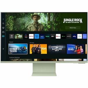 Moniteur LED intelligent Samsung S27CM80GUU 27" Class Webcam 4K UHD - 16:9 - Blanc, Vert Printemps - 68,6 cm (27") Viewabl