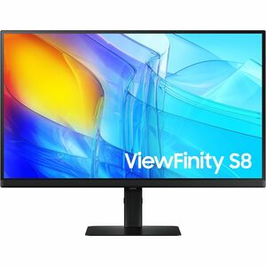 Moniteur LED Samsung ViewFinity S8 S27D800EAU 27" Class 4K UHD - 16:9 - Noir - 68,6 cm (27") Viewable - Technologie IPS - 