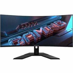 Gigabyte GS34WQC 86.36 cm (34") Class UW-QHD Curved Screen Gaming LED Monitor - 86.36 cm (34") Viewable - Vertical Alignme