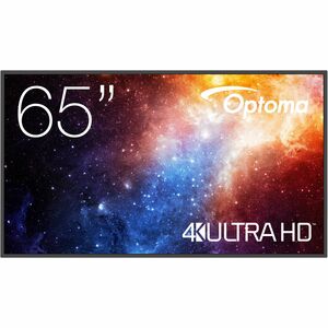 Optoma N3651K Digital Signage Display - 65" (1651 mm) LCD - 24 Hours/7 Days Operation Cortex A55 - 3840 x 2160 - 4K UHD - 