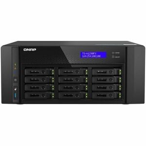 QNAP TS-h1290FX-7302P-256G SAN/NAS Storage System - AMD EPYC 7302P Hexadeca-core (16 Core) - 12 x HDD Supported - 0 x HDD 