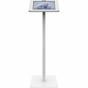 The Joy Factory Elevate II Floor Stand Kiosk for Surface Pro 10 | Pro 9 | Pro 8 (White) - 45" (1143 mm) Height - Floor Sta