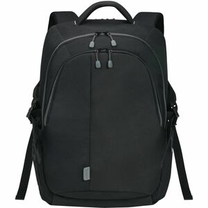 Dicota ECO Tasche (Rucksack) für 35,6 cm (14 Zoll) bis 39,6 cm (15,6 Zoll) Notebook - Schwarz - wasserabweisend, Feuchtigk