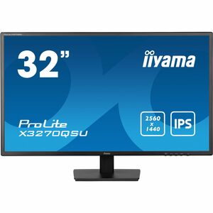 iiyama ProLite X3270QSU-B1 32 Zoll Class WQHD LED-Monitor - 16:9 Format - Mattschwarz - 80 cm (31,5 Zoll) Viewable - IPS-T