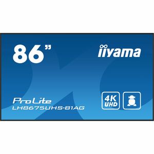 iiyama ProLite LH8675UHS-B1AG 217,4 cm (85,6 Zoll) 4K UHD LCD Digital-Signage-Display - 24 Stunden/7 Tage Betrieb - IPS-Te