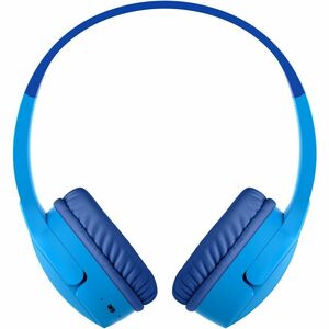 Belkin SOUNDFORM Mini Kabel/Kabellos Auf den Ohren, Kopfbügel Stereo Headset - Blau - Binaural - Ohrumschließend - Bluetoo