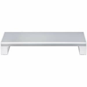 StarTech.com Ergonomic Monitor Riser Stand, Up to 33lb/15kg, Fixed height 3.5in/9cm, Desktop Computer Monitor/Laptop Riser