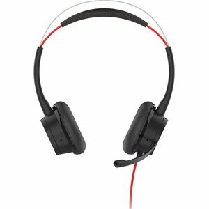 Cuffie V7 Premium HU621 Cavo Over-the-head, On-ear Stereo - Nero, Rosso - Microsoft Teams Certification - Binaural - Supra