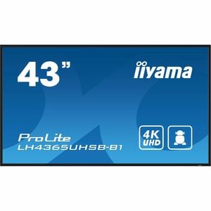 iiyama ProLite LH4365UHSB-B1 1092,20 mm LCD Digital-Signage-Display - 24 Stunden/7 Tage Betrieb - IPS-Technologie (In-Plan