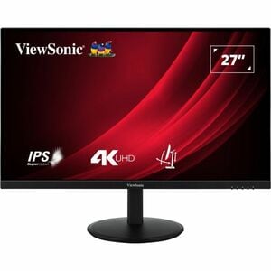 ViewSonic VG2708-4K 27" Class 4K UHD LED Monitor - 68.6 cm (27") Viewable - LED Backlight - 3840 x 2160 - 250 cd/m² - 60 H