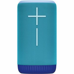 Ultimate Ears EVERBOOM Bluetooth Speaker System - Azure Blue - Surround Sound - Near Field Communication - Battery Recharg