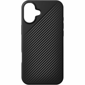 ZAGG Luxe Snap Case for Apple iPhone 16 Plus Smartphone - Ripple Pattern, Textured Edges - Black - Drop Resistant, Anti-sl