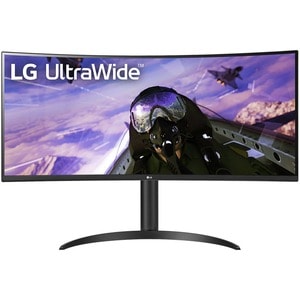 LG Ultrawide 34WP65C-B 34" Class UW-QHD Curved Screen Gaming LCD Monitor - 21:9 - Noir - 34" Viewable - Vertical Alignment