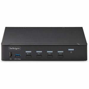 StarTech.com P4AD122-KVM-SWITCH. Tastatur Porttyp: USB, Maus Porttyp: USB, Video Porttyp: DisplayPort. HD type: 4K Ultra H