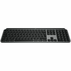 Logitech MX Keys S Keyboard - Full-size - Wireless Connectivity - USB Interface - English (US) - QWERTY Layout - Space Gra