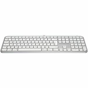 Logitech MX Keys S Keyboard - Full-size - Wireless Connectivity - English (US) - QWERTY Layout - Pale Gray - Membrane/Scis