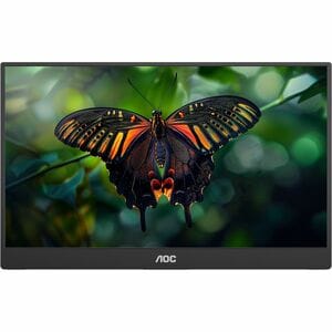 AOC 16T10 16" (406.40 mm) Class Full HD LCD Monitor - 16:9 - Black - 15.6" (396.24 mm) Viewable - In-plane Switching (IPS)