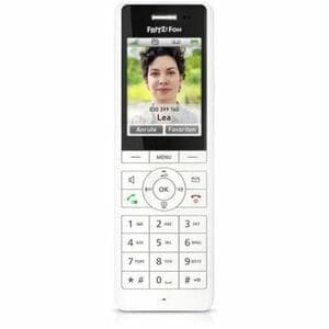 FRITZ! FRITZ!Fon X6 Wi-Fi Cordless Phone - Desktop - White - 300 m Range - 1 x Handset - Speakerphone - Answering Machine
