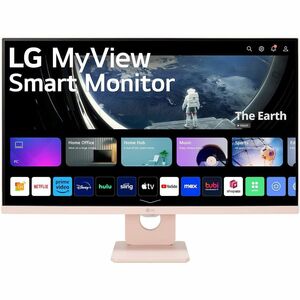 LG MyView 27SR50F-P 27" Class Full HD Smart LCD Monitor - 16:9 - Pink - 27" Viewable - In-plane Switching (IPS) Technology