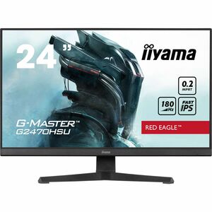 iiyama G-MASTER Red Eagle G2470HSU-B6 24 Zoll Class Full HD LED-Monitor - 16:9 Format - Mattschwarz - 60,5 cm (23,8 Zoll) 