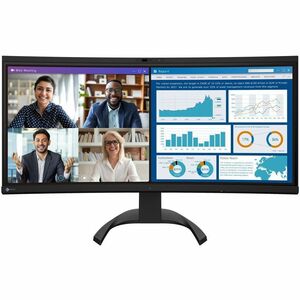 EIZO FlexScan EV3450XC-BK 34 Zoll Class Webcam UWQHD Gekrümmter Bildschirm LED-Monitor - 21:9 Format - Schwarz - 86,6 cm (