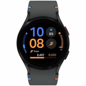 Samsung Galaxy Watch FE SM-R861 Smart Watch - Round Case Shape - Black Body Color - Aluminium Case Material - Wireless LAN