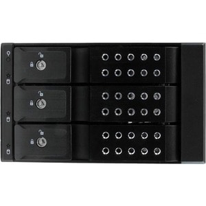 StarTech.com Drive Enclosure for 5.25" Serial Attached SCSI (SAS), SATA/600 - Serial ATA/600 Host Interface Internal - Bla
