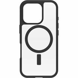 OtterBox React Case for Apple iPhone 16 Pro Smartphone - Black Crystal (Clear/Black) - Retail - 1 - Drop Resistant, Scrape