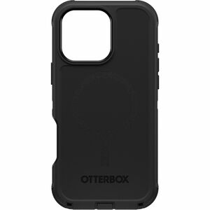 OtterBox Defender Case for Apple iPhone 16 Pro Max Smartphone - Textured - Black - Retail - 1 - Damage Resistant, Drop Res