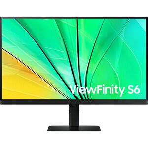 Monitor LCD Samsung ViewFinity S6 S27D600EAL 27" Class WQHD - 16:9 - Negro - 68.6cm (27") Viewable - Tecnología conmutació
