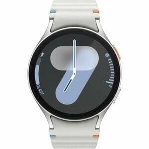 Samsung Galaxy Watch7 SM-L310 Smart Watch - 44 mm Case Width - Unisex - Silver Body Color - White Band Color - Aluminium B