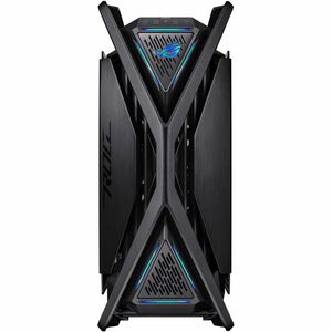 ROG Hyperion GR701 BTF Edition E-ATX computer case motherboard hidden connectors design support 420 mm dual radiator suppo