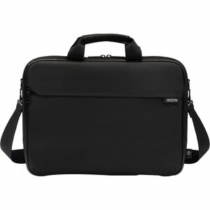 Dicota Top Traveller ONE Carrying Case for 38.1 cm (15") to 43.9 cm (17.3") Notebook - Black - Polyethylene Terephthalate 