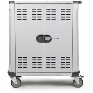 Rocstor Volt C42 PRE-WIRED - 42 Device Intelligent Power Charging Cart - 3 Drawer - 4 Casters - 5" Caster Size - Steel - 3