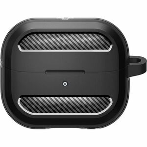 Spigen Rugged Armor Charging Case Samsung Earbud - Matte Black - Thermoplastic Polyurethane (TPU), Metal Body - Carbon Fib