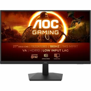 AOC 27G15N2 27" (68.6 cm) Class Full HD Gaming LCD Monitor - 16:9 - Black - 27" (68.6 cm) Viewable - 1920 x 1080 - 1 ms - 