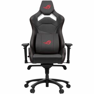 ROG Chariot X Core gaming chair in racing-car style featuring an adjustable high-density foam headrest memory-foam lumbar 