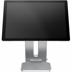 Kensington Elevated Stand for Surface - Desktop - Platinum - For Tablet, Workstation - Tilt, Compact, Portable, Foldable, 