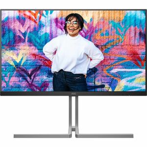 AOC U3 Graphic Pro U27U3CV 27" Class 4K UHD Monitor LED - 16:9 - preto texturizado - 68,6 cm (27") Viewable - Nano IPS (Te
