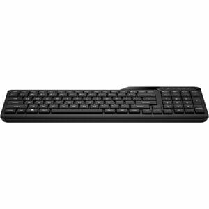 HP 475 Keyboard - Wireless Connectivity - USB Type A Interface - Plunger Keyswitch - Bluetooth/RF - 10 m - 2.40 GHz - Micr