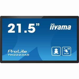 iiyama ProLite TW2223AS-B2 22 Zoll Class LED-Touchscreen-Monitor - 16:9 Format - 18 ms Reaktionszeit - 54,6 cm (21,5 Zoll)