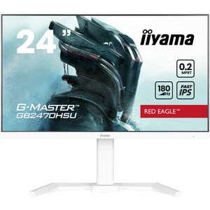 iiyama G-MASTER Red Eagle GB2470HSU-W6 24 Zoll Class Full HD Gaming-LED-Monitor - 16:9 Format - Matt-weiß - 60,5 cm (23,8 