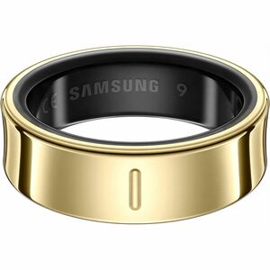 Samsung Galaxy Ring, Size 7, Titanium Gold - Android - Accelerometer, PPG Sensor, Temperature Sensor, Heart Rate Monitor -